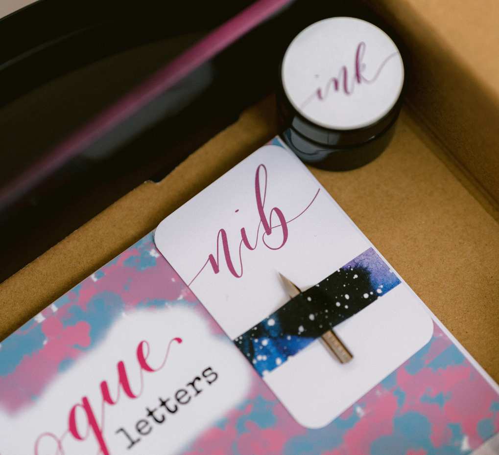 calligraphy workshop kit supplies