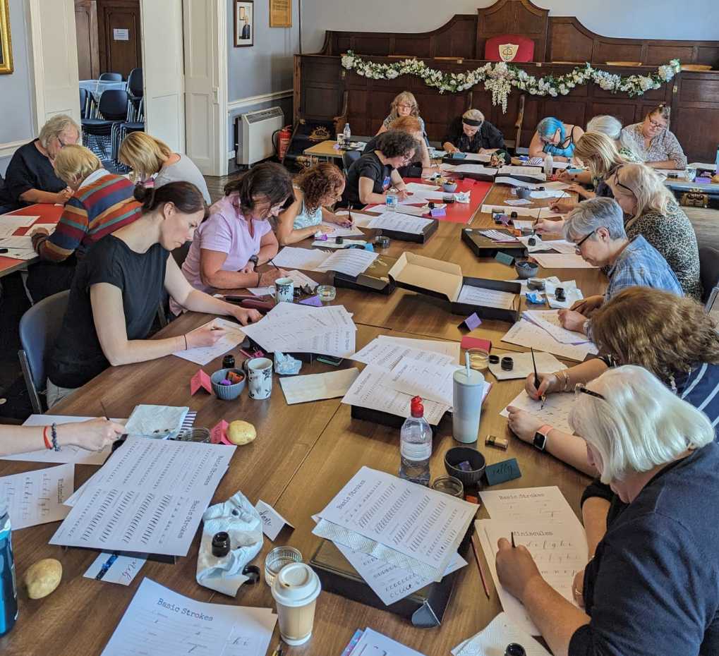 modern calligraphy workshop bewdley museum
