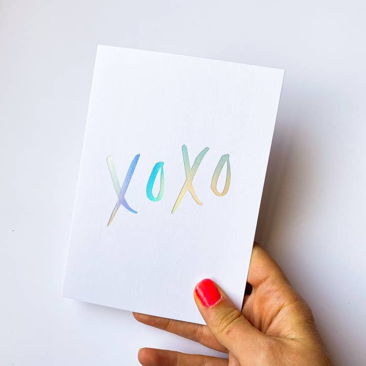 Pretty Post XOXO Card