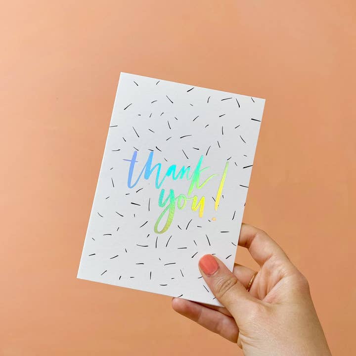 Pretty Post Thank You Card