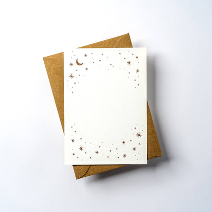 Hunter Paper Co. Constellations Gold Foil Letterpress Notecards