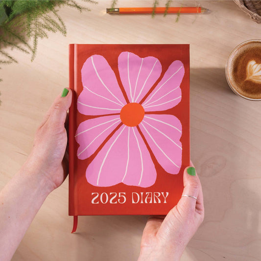 Good Tuesday Les Fleurs A5 Hardcover 2025 Diary