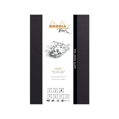 Rhodia Touch White Maya A4 Plain Pad