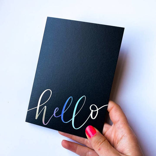 Pretty Post Hello Card